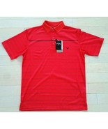 CALLAWAY Opti-Dri Short-Sleeve Stripe POLO SHIRT cayenne CGKS70A0 ( S ) - $73.25