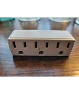 AB-4 - 1 to 3 Outlet Adapter w/Ground (3-prong) - Max 15A White EI24416 - $112.90 MXN