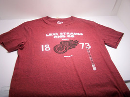 LEVI STRAUSS AND CO.  Uni-sex T-shirt Red Size Small 1873 NEW - $14.99