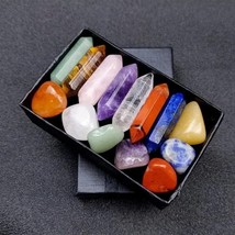 Mini Crystal Tower and Chakra Stones 14 Pcs.     Make an Offer - £3.91 GBP