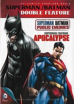 DVD - Superman / Batman Double Feature (2012) *Public Enemies / Apocalypse* - $9.00