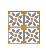 Mexican Mission Cement Tile Handcrafted 10 sqf - Carreau4 - 8x8&quot; - $3,667.27 MXN