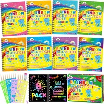 8 Pack Scratch Art Party Favors Magic Scratch Paper Art Supplies Toys Gi... - $16.57