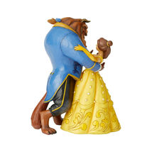 Jim Shore Disney Belle & Beast Dancing Figurine "Moonlight Waltz" 9" High Beauty image 3