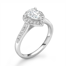 Solitaire Engagement Ring Pear Diamond  1.40cts G-SI1 GIA Certified - $8,990.60