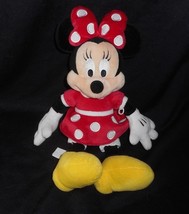 12&quot; Disney Parks Minnie Mouse Red Polka Dot Stuffed Animal Plush Toy Doll Cl EAN - £11.37 GBP