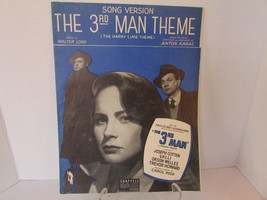 The 3RD Man Theme Harry Lime Theme 1950 Chappell Orson Welles Sheet Music - £4.74 GBP