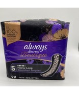 Always Discreet Boutique Incontinence Pads Heavy Absorb Long 28 ct COMBI... - $9.96
