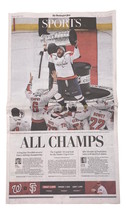 Washington Capitals The Washington Post Junes 8, 2018 Newspaper - £7.72 GBP