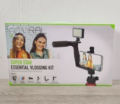 Go Viral Super Star Essential Vlogging Kit - Light, Tripod w/ Remote  &amp; ... - £12.16 GBP