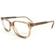 Coach Eyeglasses Frames HC 6143 5561 Clear Gold Square Full Rim 52-15-140 - £43.66 GBP