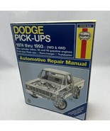 Dodge Pick-Ups Automotive Repair Manual/1974 Thru 1991 - $50.23 CAD