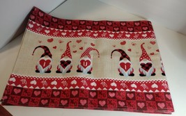 Valentine&#39;s Day Gnomes Table Runner 13X72 Inch - £7.56 GBP