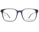 Cole Haan Brille Rahmen CH4045 414 Marineblau Kristall Eckig Klar Blau 5... - $60.23