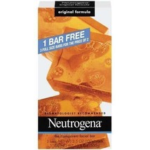 NIB Sealed Neutrogena Bonus 3 Pack Transparent Facial Bars 3.5 oz - £8.03 GBP