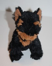 Nintendogs Yorkie Yorkshire Terrier Puppy Dog 7&quot; Mini Black Brown Plush Nintendo - £10.23 GBP