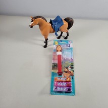 Spirit Horse Lot Toy Figure Riding Free Size 6.5&quot; Tall and Spirit Pez Sealed - £10.50 GBP