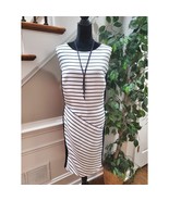 Lauren Ralph Lauren Women White Round Neck Sleeveless Knee Length Dress Size 18W - $47.52