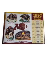 1997 Minnesota Golden Gophers Football Poster - Schedule - The New Dodge - £16.27 GBP