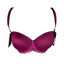 Maidenform Love The Lift Balconette Push Up Bra 34D Lace Detail DM9905 W... - $24.99