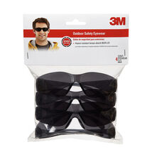 3M Anti-Fog Safety Glasses Gray Lens Gray Frame 4 pc - $17.95
