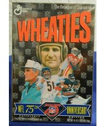 Wheaties NFL 75th Anniversary Edition empty Cereal Box Don Shula Dick Bu... - $11.87