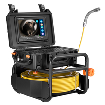 VEVOR Sewer Camera 230 ft, Drain Camera with 9"  Screen, with 12 LED, 32... - $697.99