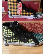 Mens SZ 11 Vans Sk8 Hi &quot;What The Buffalo&quot; Houndstooth Plaid Sneakers  BNIB - $962.42 MXN