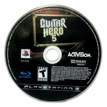 Guitar Hero 5 Sony PlayStation 3 PS3 Video Game DISC ONLY music rhythm band gh5 - £28.97 GBP