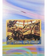 1993 Topps Jurassic Park Trading Card | A Long Climb to Freedom #66 - $0.99