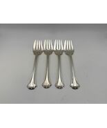 Set of 4 Reed &amp; Barton Silverplate FRENCH CHIPPENDALE Salad Forks - $79.99