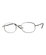 Clear Lens Glasses With Bifocal Reading Lens Small Oval Frame Spring Hinge - £8.60 GBP+