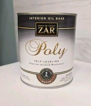 Zar Poly Interior Oil Based Quart Clear Matte Fast Drying Self Level Tra... - $33.85