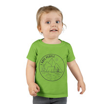Toddler T-Shirt for Camping Enthusiasts: &#39;I Hate People&#39; Print with Mountains an - £13.17 GBP