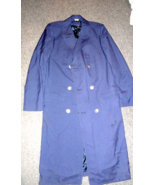 1972 USAF U.S. AIR FORCE BLUE WOOL SERGE 13 OZ 1549 OVERCOAT TRENCH COAT... - €60,68 EUR