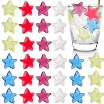 200 Pcs Reusable Ice Cubes, Plastic Ice Cubes For Drinks, Colorful Refre... - £25.37 GBP