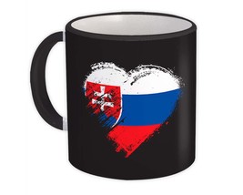 Slovak Heart : Gift Mug Slovakia Country Expat Flag Patriotic Flags National - $15.90