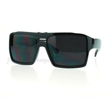 Men&#39;s Fashion Sunglasses Bold Square Frame Shades UV400 - £9.49 GBP