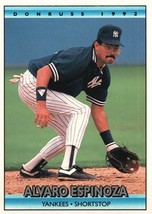 Donruss #474 1992 Baseball Card Alvaro Espinoza Ny Yankees - £1.36 GBP