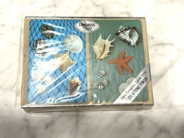 Vintage Congress Double Deck Playing Cards Seashells Shells NEW Free Shipping - $19.75