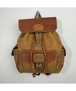Boxer Brand Utility Leather Backpack Handmade Saddlebag in Bristish Tan - $89.96