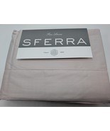 Sferra Corda Light Pink King Sheet Set 4PC Solid 100% Cotton Sateen Ital... - $374.00