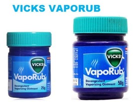 Vicks Vaporub Ointment Vaporizing blocked nose cough Nasal Congestion headache - $7.66+