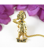 JLV SOLIDER TIE TACK Saluting Pin Vintage Canadian British Military Gold... - $346.45 MXN