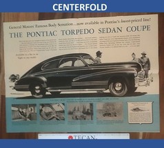 1942 PONTIAC DEALERSHIP BIFOLD MAILER PAMPHLET - VERY GOOD CONDITION - $18.95