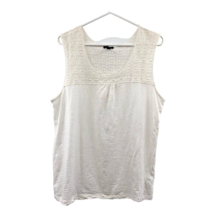 Hannah White Tank Top Womens L Used - £11.84 GBP