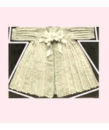 Infant Crocheted Kimono 1. Vintage Crochet Pattern for Baby Sweater PDF ... - £1.96 GBP
