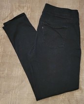 Levi’s Signature Pull-On Skinny Black Denim Jeans Size 31 - £7.78 GBP