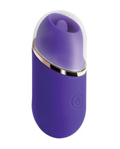Abby Mini Clit Licking Vibrator Tongue Sex Toy - Purple - £46.25 GBP