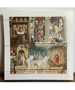1970‘ Umm Al Qiwain Block Of 6 Post Stamps Passion Of Christ By Hans Mem... - $55.29 MXN